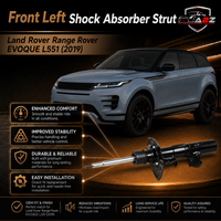 Front Left Shock Absorber Strut LR114051 Compatible With Land Rover Range Rover EVOQUE L551 (2019)