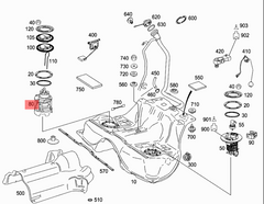 Fuel Pump 2214708494 Compatible With MERCEDES-BENZ S-CLASS (W221, V221)