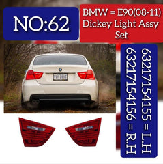 Dicky Light Compatible With BMW 3 Series E90 2008-2011 Dicky Light Left 63217154155 63214871733 & Right 63217154156 63217289428 Tag-DLB-62