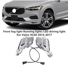 Fog Lamp Fog Light Compatible With Volvo XC60 (2014-2018) Fog Lamp Fog Light Left 31364330 & Right 31364331