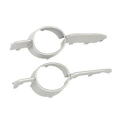 Fog Lamp Cover Chrome Set Only Chrome Left 51117188385 Right 51117188386 Compatible With BMW F71 (2008-2014)