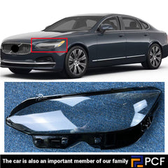 Front Headlight Glass Compatible with VOLVO S90 2018 - 2021.