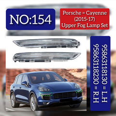 LED Daytime Running Lights Fog Light Lamp Compatible With Porsche Cayenne(2015-2017) Fog Lamp Left 95863118130 & Right 95863118230 Tag-FO-154