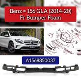Front Bumper Foam A1568850037 Compatible With Mercedes Benz (156-GLA) (2014-2020)