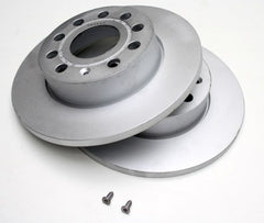 Rear Brake Disc Set 1K0615601AB Compatible With SKODA OCTAVIA II (1Z3) | LAURA & OCTAVIA III (5E3, NL3, NR3) & YETI (5L) & VW BEETLE (5C1, 5C2) | FUSCA | BJALLA & JETTA IV (162, 163, AV3, AV2)