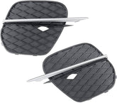 Fog Lamp Cover With Chrome Left 51117222859 & Right 51117222860 Compatible With BMW X5 E70 (2011-2014 )