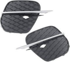 Fog Lamp Cover With Chrome Left 51117222859 & Right 51117222860 Compatible With BMW X5 E70 (2011-2014 )