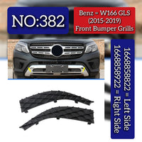 Front Bumper Grills 1668858822 Compatible With Mercedes Benz W166 GLS (2015-2019) Tag No.382