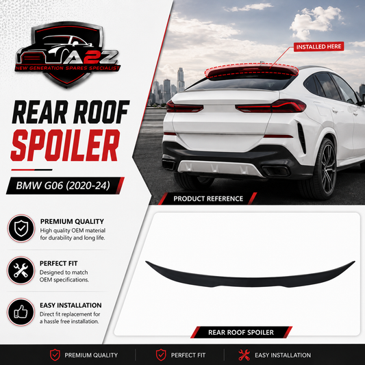 Rear Roof Spoiler BMRS19 Compatible With BMW G06 (2020-24)