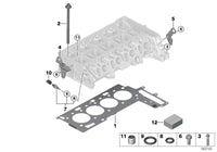 Engine Cylinder Head Gasket 658.200 11127806247 11128506129 7806244 8506129 Compatible With BMW X1 (E84) 3-SERIES (E90) 5-SERIES (E60) X3 (E83) Tag No.46