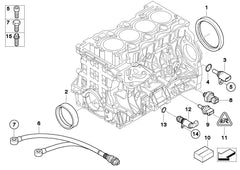 Crankshaft Oil Seal 11117511396 Compatible With BMW 3 (E90) 5 (E60) 5 (F10) 7 (F01, F02, F03, F04) X1 (E84)