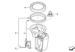 Fuel Pump 16112754806 & 16112752287Compatible With MINI & MINI (R56) & MINI Convertible (R57) No:- 102