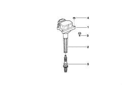 Ignition Coil 12131748017 For BMW Tag-I-13
