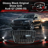 Glossy Black Original Show Grill Compatible With Audi = Q7 (2006-15) Tag No.161