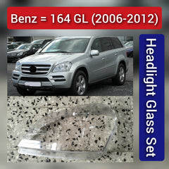 Front Headlight Glass Compatible With Mercedes Benz 164 GL (2006-2012)