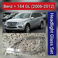 Front Headlight Glass Compatible with Benz 164 GL 2006 - 2012.