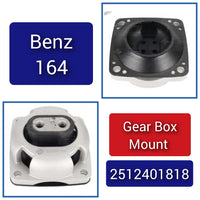 Rear Gearbox Transmission Mount 2512401818 Compatible With MERCEDES-BENZ M-CLASS W164