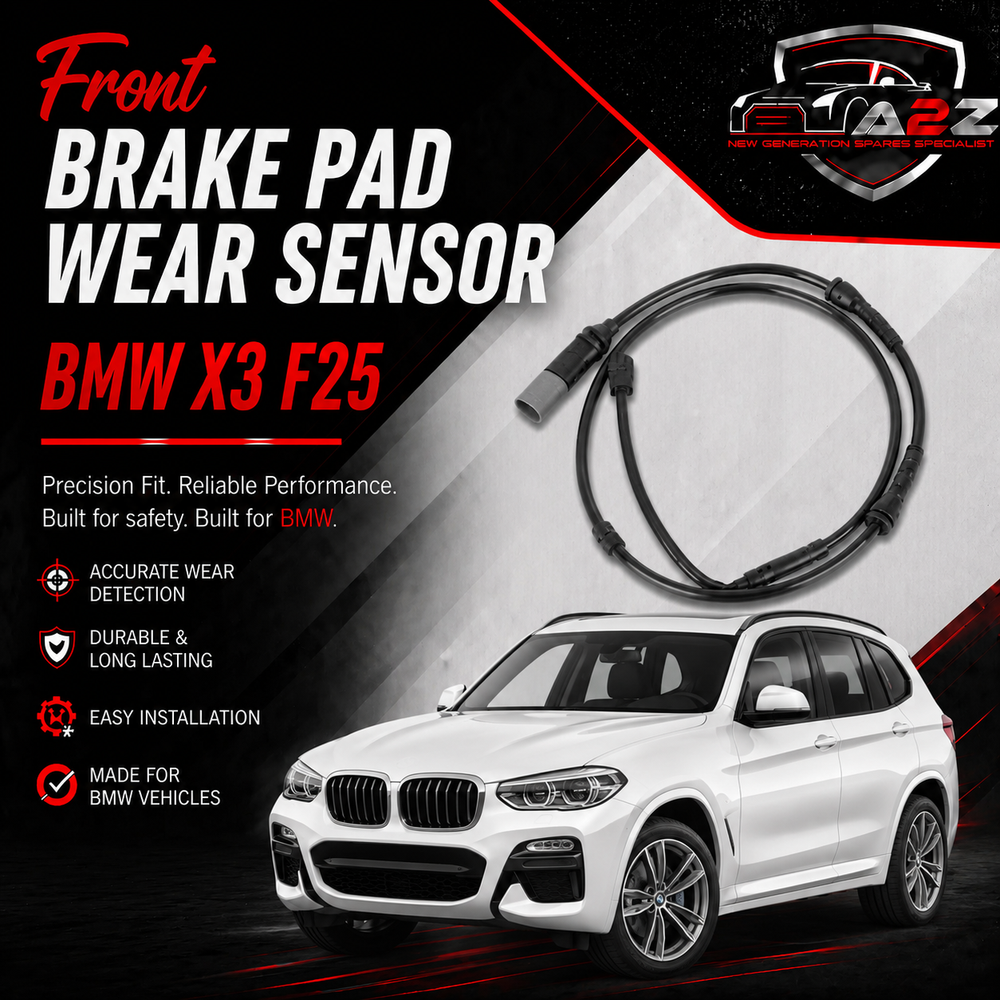 Front Brake Pad Wear Sensor 34356790303 Compatible With BMW X3 F25