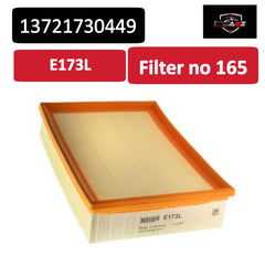 Air Filter .E173L & E173L01 & 13721730449 & LX343 13721730946 13721738462 Compatible With BMW Tag : 165