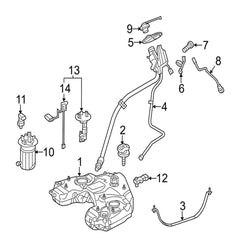Fuel Pump 1664702994 A1664702994 Compatible With Mercedes Benz GLS X166 Tag No.40