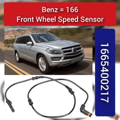 Front Left/Right ABS Wheel Speed Sensor 1665400217 1669052601 1669054002 A1665400217 A1669052601 A1669054002 Compatible With MERCEDES-BENZ GL-CLASS X166 & GLE W166 & GLS W166
