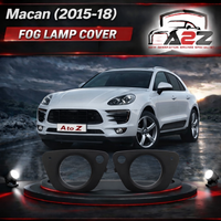 Fog Lamp Cover Compatible With Porsche Macan 2018 Fog Lamp Cover Left 95B807795B & Right 95B807796B 95B807795A1E0 Fog No.171 (2015-18)