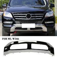 Front Bumper Chrome 1668858025 Compatible With MERCEDES-BENZ M-CLASS (W166) 2012-2015 Tag No.125