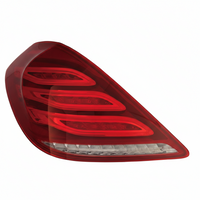 Tail Light Rear Lamp Compatible With MERCEDES-BENZ S-CLASS (W222, V222, X222) 2015-2017 Tail Light Rear Lamp Left A2229065401 & Right A2229065501