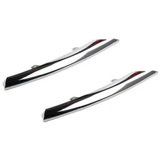 Fog Lamp Cover Chrome Left C2D3570 & Right C2D3571 Compatible With Jaguar XJL (2010-2015) Tag No.604