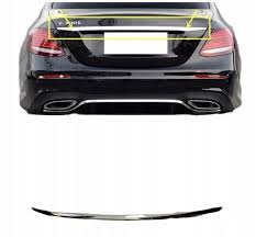 Rear Trunk Chrome 2137570000 Compatible With MERCEDES BENZ E-CLASS W213 2017-2020 Tag No.146