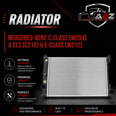 Radiator 2045001203 2045003603 A2045001203 A2045003603 Compatible with MERCEDES-BENZ C-CLASS (W204) & CLS (C218) & E-CLASS (W212)