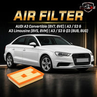 Air Filter E1105L& 04E129620 & LX3525 Compatible With AUDI A3 Convertible (8V7, 8VE) | A3 / S3 & A3 Limousine (8VS, 8VM) | A3 / S3 & Q3 (8UB, 8UG)Tag 76