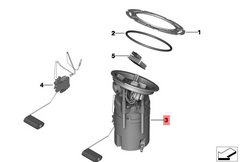 Fuel Pump 16117360995 Compatible With BMW X3 F25 No :- 85
