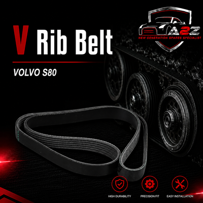 V-ribbed Belt Set 31251046 Compatible With VOLVO S80