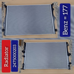 Engine Cooling Radiator 2475000203 A2475000203 Compatible with MERCEDES-BENZ A-CLASS Saloon (V177) & GLA (H247) & GLB (X247)
