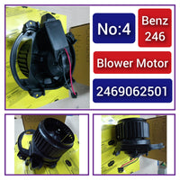 AC Heater Blower Motor 2469062501 2469064300 A2469062501 A2469064300 Compatible with MERCEDES-BENZ A-CLASS (W176) & B-CLASS Sports Tourer (W246, W242) & CLA Coupe (C117) & GLA-CLASS (X156) Tag-BM-04