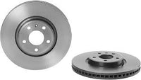 Front Brake Disc Set 8R0615301C 8R0615301D 8R0615301F Compatible With AUDI A4 B8 & A6 C7 4G2 & A7 Sportback 4GA & Q5 8RB (ALBRO)