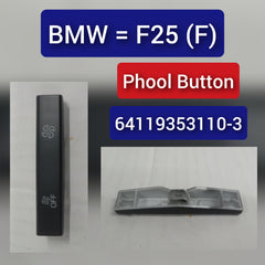 Air Conditioning Panel Switch Button Air Volume Key 64119353110-3 Compatible with X3 (F25)