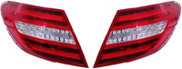 Tail Light Rear Lamp Compatible With MERCEDES-BENZ C-CLASS (W204) (2011-2014) Tail Light Rear Lamp Left 2049060203 A2049060203 2048205464 A2048205464 & Right 2049060503 A2049060503 2048202764 A2048202764Tag-TLM-101