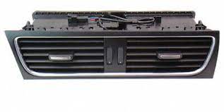 Audi A4 Black AC Vent Grille Assembly Center Right Left Set