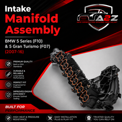 Intake Manifold Assembly 11618511363 11617800088 Compatible With BMW 5 Series (F10) & 5 Gran Turismo (F07) & 7 Series (F01, F02, F03, F04)