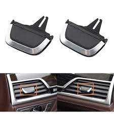 Front Air Conditioner Back Ac Vent Grille Outlet Tab Clip Slider Repair Kit 64229299497 64229299499 Compatible With BMW 7 Series G11 G12 (Set Of 2)