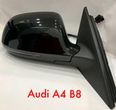 Mirror Assembly Electric Folding/Turn Signal Complete Door wing Mirror Left & Right (14 Pin) Compatible With AUDI A4 B8 Tag-SMA-161
