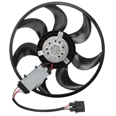 Engine Cooling Fan Motor Fan Assembly (Big) 7L0959455G Compatible With AUDI Q7 (4LB) & PORSCHE CAYENNE (9PA) & VW TOUAREG (7LA, 7L6, 7L7)