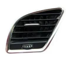 Audi A4 Black AC Vent Grille Assembly Center Right Left Set
