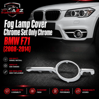 Fog Lamp Cover Chrome Set Only Chrome Left 51117188385 Right 51117188386 Compatible With BMW F71 (2008-2014)