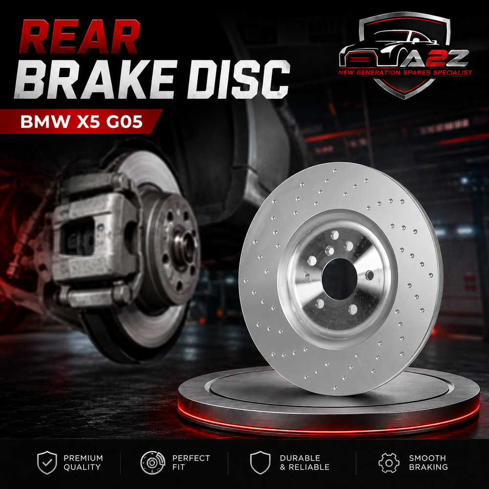 Rear Brake Disc Left 34206896221 Compatible With BMW X5 G05