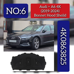 FRONT BONNET HOOD SOUND INSULATION 4K0863825 Compatible With AUDI A6 C8 (2019-2024) Tag No.6
