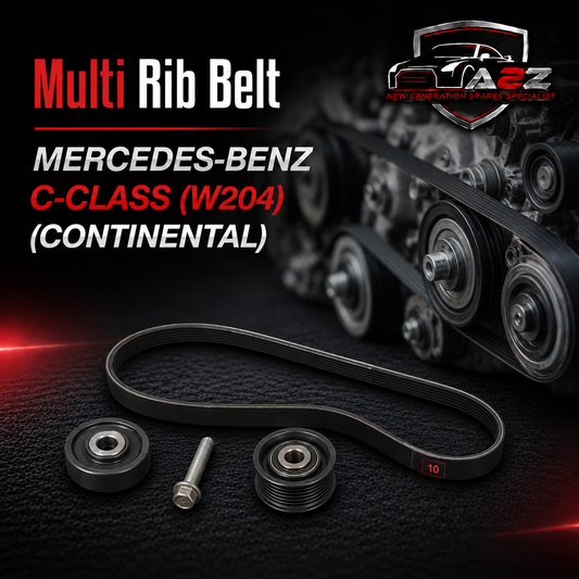 Multi Rib Belt 7PK2418 A009936796 0009936796 0139977492 2712060019 Compatible With MERCEDES-BENZ C-CLASS (W204) (CONTINENTAL)