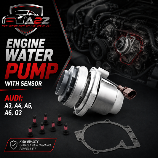 Engine Water Pump With Sensor 04L121011L Compatible With AUDI: A3, A4, A5, A6, Q3